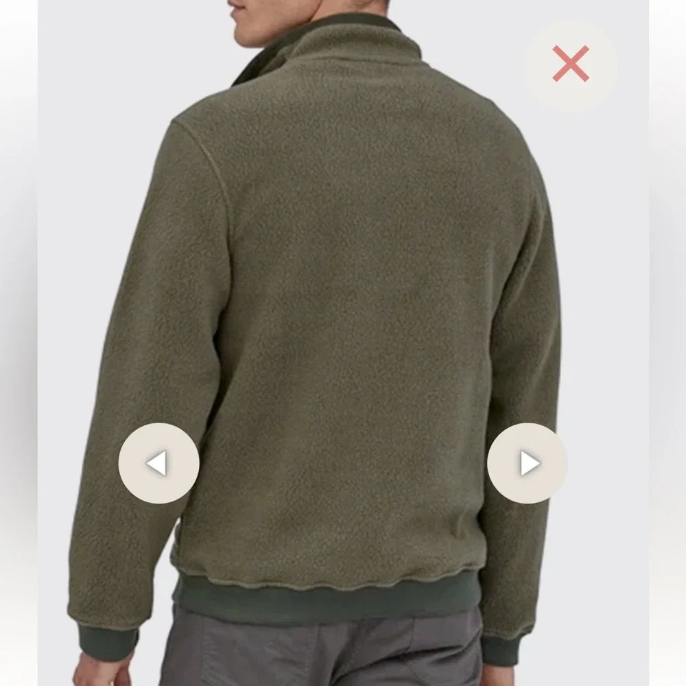 Patagonia Men’s Green Synchilla Sweater - Picture 2 of 8